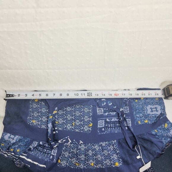 YES/NO Bohemian Summer Blue Patterned Maxi Dress 2XL - Picture 9 of 12